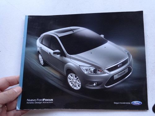 Folleto Ford Focus 2009 Auto Clasico No Manual 0