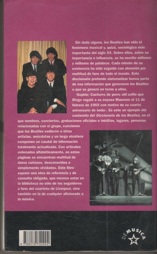 Libro * Diccionario De Los Beatles * Año 1998 - Ramon Moreno 1