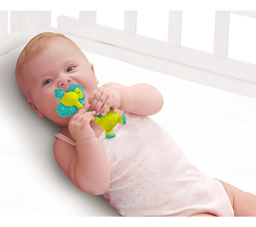 Mordedor Bebê 3 Meses Modelo Anatômico Girafa Menino Menina 1
