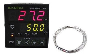 Controlador De Temperatura Digital Pid Itc-100rl De 12v 24v 1