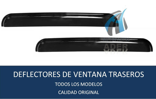 Deflectores Ventanilla Tras.  Hilux 2016/ Cabina Doble 0