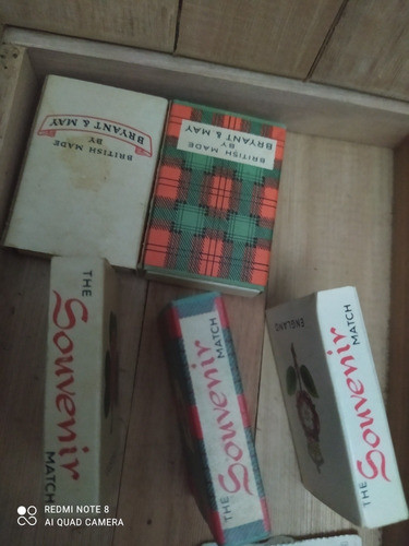 Antiguas Cajas De Cerillos O Fósforos Ingleses El Pack 1