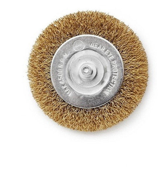 Cepillo Circular 3 Rizado C/perno Para Taladro Bremen 3419 1