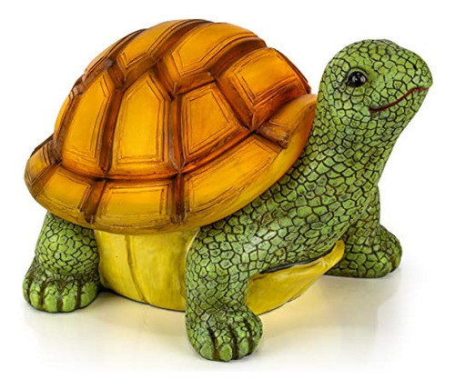 Tortuga Casera Vp - Lámpara Solar De Jardín Con Luz Led 0