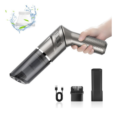 Aspiradora De Mano De Alta Potencia De 120 W, Aspiradora Por 0