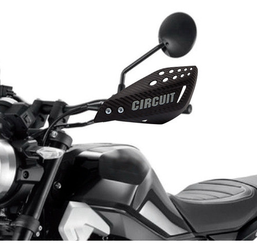 Protetor De Mão Circuit Vector Carbono Cinza Cg 160 Fan 1