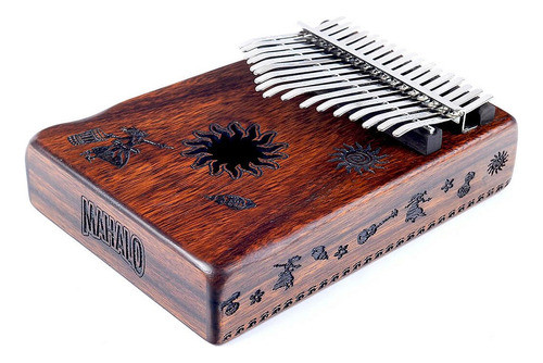 Kalimba Mahalo Tropical Com Martelo Afinador E Bag - 17 Tecl 0