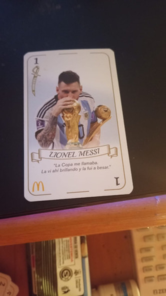 Panini Mcdonald's Messi, Dibu Martinez, As De Espada Y Basto 1