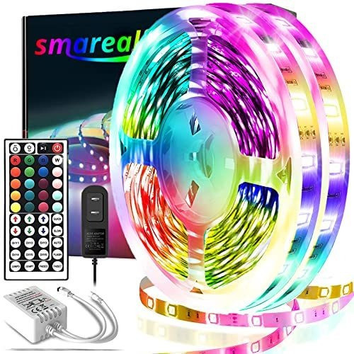 2 Tiras Luces Led De 20m Con Control Decoración Dormitorio 0