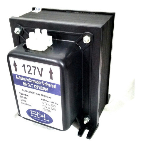 Autotransformador 6000va Em Cobre 4200 Watts 0