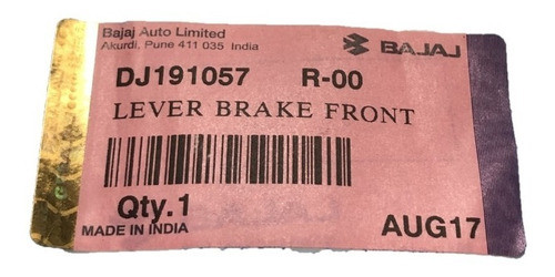 Manija De Freno Bajaj Ns200 Hasta 2017 (dj191057) Original 1
