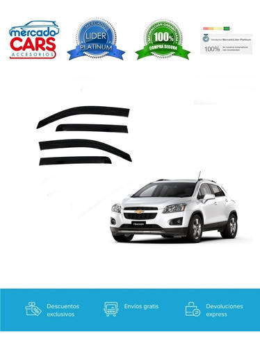 Deflector De Ventana Chevrolet Tracker 12/- Delantero Adhes. 1