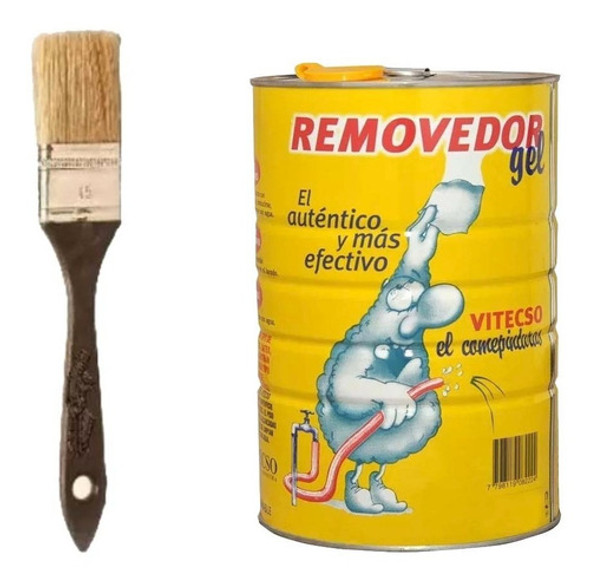 Removedor En Gel Decapante Vitecso X 4 Lts + Pincel 0
