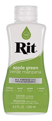 Anilina Rit Liquida Pre Disuelta 236ml  Verde Manzana 0