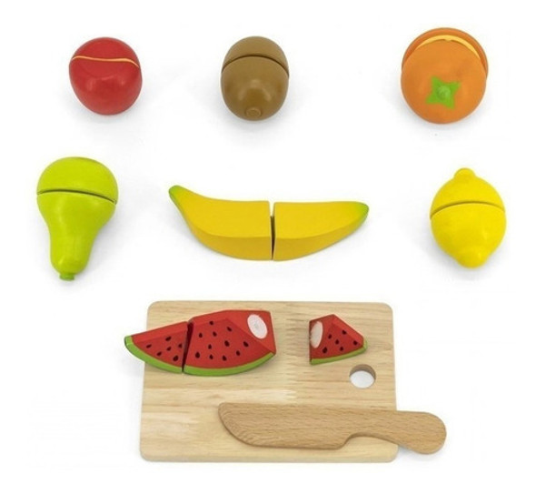 Cajón De Frutas Con Velcro En Madera Para Cortar 0 Cajón De Frutas Con Velcro En Madera Para Cortar 0