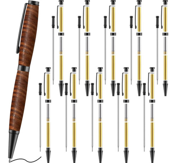 Kit De 10 Plumas Para Torno Madera, 18 Cm, Con Recarga 0