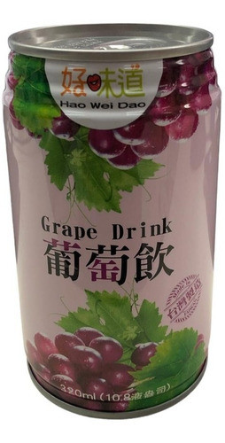 Jugo De Uva 320ml Hao Wei Dao Origen Taiwan X 12 Unidades 0