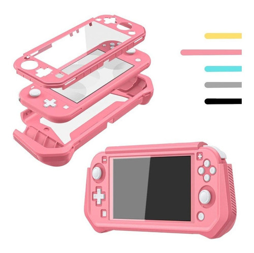 Funda Protectora Para Nintendo Switch Lite - Coral. 0