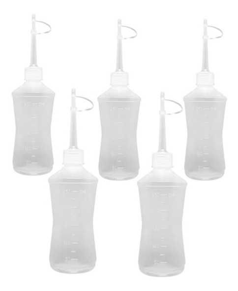 Almotolia Bico Reto 500ml Kit Com 5 Peças Laboratorio 0