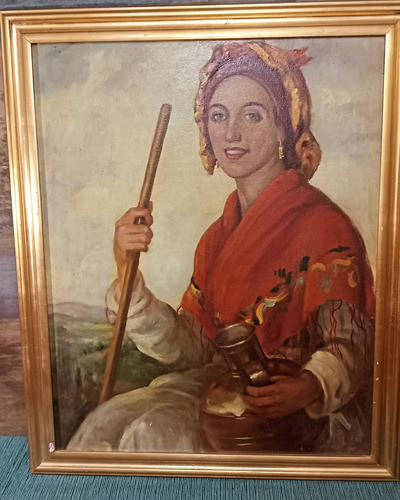 Óleo Sobre Tela Del Autor Español J. Linares 1