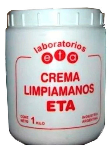 Crema Limpiamanos Eta - 10 X 1kg  Ideal Taller Mecanico 0