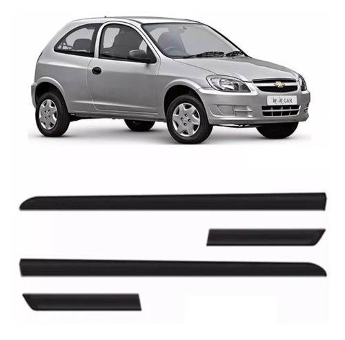 Juego Baguetas Laterales Chevrolet Celta Suzuki Fun 0