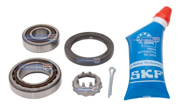 Kit Rulemanes Rueda Trasera Vw Gol Power 1.6 2008 2009 2010 1