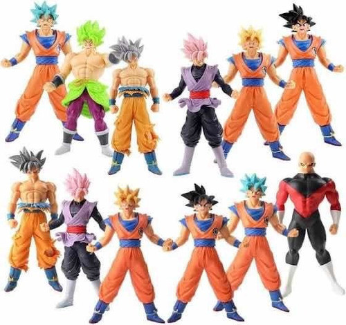 Muñecos Dragon Ball Z Goku Black Ultra Instinto Y Muchos ++ 0