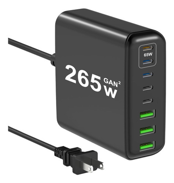 Estación De Carga Usb C De Escritorio Multicarga 8 Puertos 0