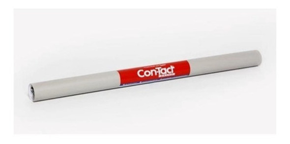 Papel Adesivo Contact Vinilico Lavável Colante Cinza 5m 0