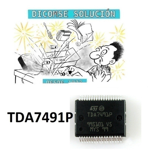 Circuito Integrado Tda7491p Tda7491 Ssop36 0