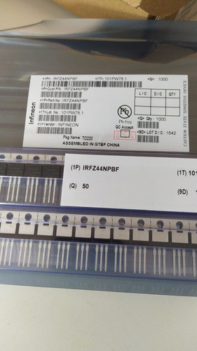 Irfz44n Mosfet 49a 55v To-220  Lote Com 40 Peças 1