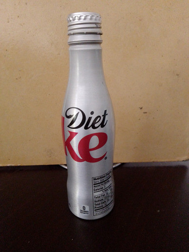 Botella De Coca Cola Dieta Aluminio Coleccionable, Vacía 0