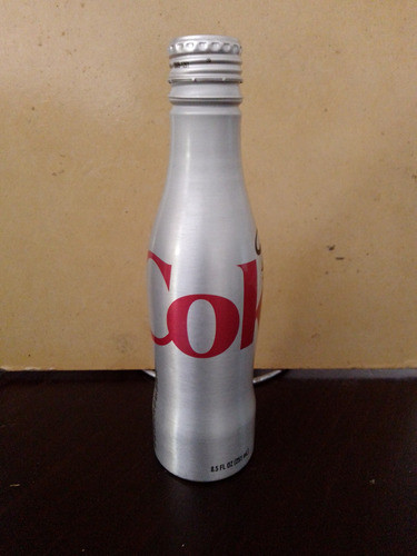 Botella De Coca Cola Dieta Aluminio Coleccionable, Vacía 1