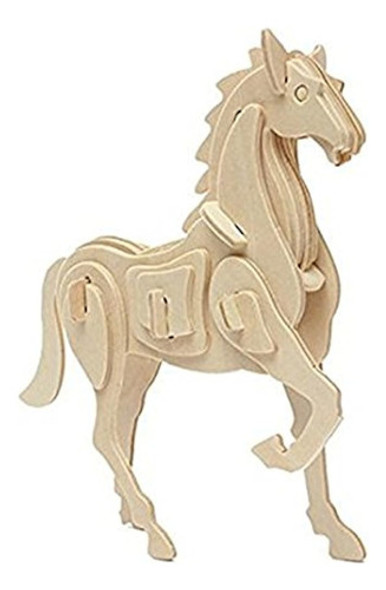 Modelo De Construcción De Caballo 3d Diy Ensamblar Rompecabe 1