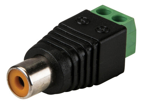 4 Conectores Rca Hembra Con Bornera Jack 0