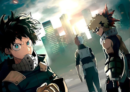 Póster My Hero Academia Autoadhesivo 60x42cm #184 0
