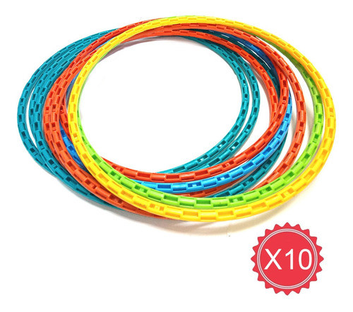 Aro Ula Ula 60cm X10 Irrompible Pvc Inyectado Gymnasia Fdn P 0