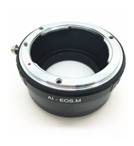 Adaptador Para Lente Nikon Ai A Camara Canon Eos-m Montura 0