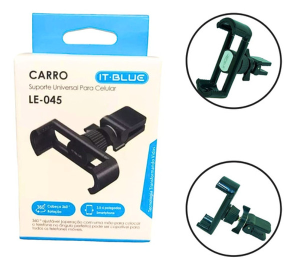 Suporte Para Celular Veicular Gps Ar Condicionado Anti-queda 0
