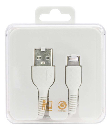 Cable  Goldtech Blanco Ios Longitud De Cable 1m 1