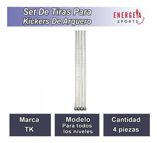 Set 4 Tiras Kickers Arquero Tk Hockey Correas Arquera En3x 1