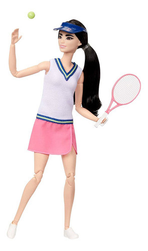 Muñeca Barbie Made To Move Career Tennis Player 1