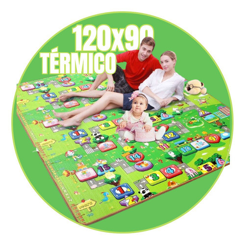 Tapete Infantil Atividades Bebê Portátil Térmico 120 X 90 0