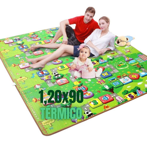 Tapete Infantil Atividades Bebê Portátil Térmico 120 X 90 1