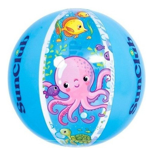 Pelota Inflable Ideal Pileta O  Playa 40 Cm Con Dibujos 0