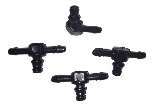 Kit 4 Picos Retorno Inyectores S10 2,8 Mwm + Trabas Dui 0