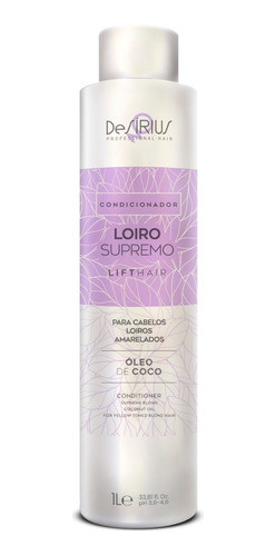 Condicionador Loiro Supremo 1 Litro De Sírius 0