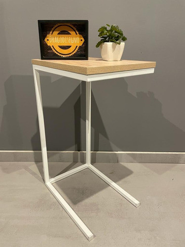 Mesa Arrime Auxiliar Sofa Sillon Hay Stock  40x30x65 Mel 1