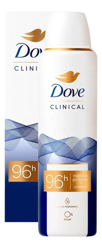 Kit 2 Desodorante Dove Clinical Fem Original 96h 150ml 1